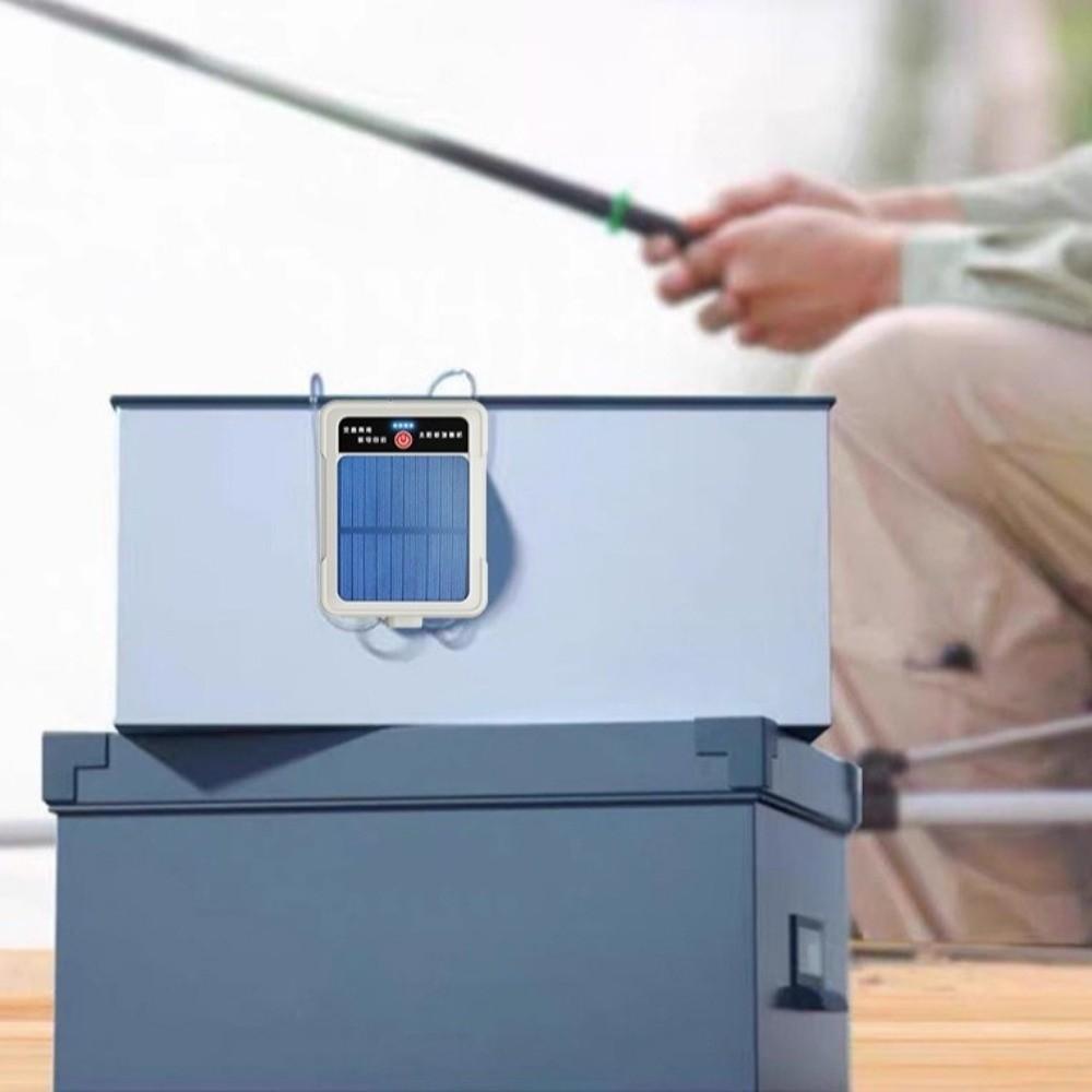 USB-зарядка, Солнечная, Насос для аэрации, Ультратихий, Водонепроницаемый, Портативный аэратор, Автоматический 2-4 л/мин, Малый генератор кислорода, Аквариум