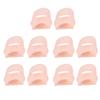 5Pair Toenail Protector Sleeves Soft Breathable Elastic Silicone Toenail Sleeves for Men Women