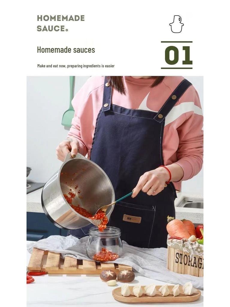 Многофункциональная электрическая мясорубка большой емкости: Измельчитель пищевых продуктов из нержавеющей стали для домашнего и коммерческого использования
