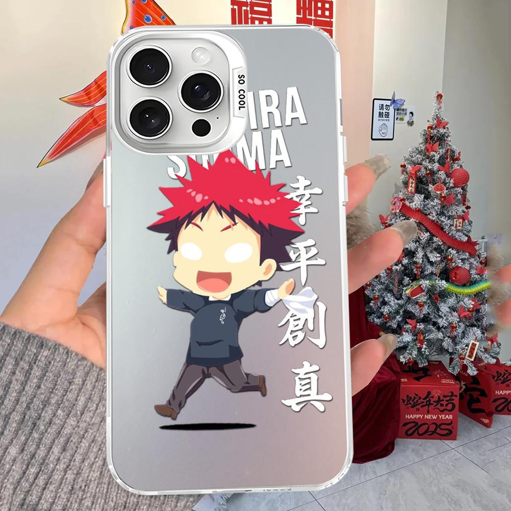 Чехол для телефона Soma Yukihira Food Wars Shokugeki no Soma Аниме Для iPhone16 15 14131211ProMax X XR87Plus Матовый Ударопрочный Задняя крышка