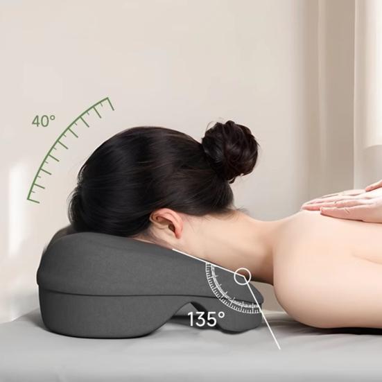 Yousheng Face Down Pillow Memory Foam Head Cushion Chest Cushion Massage Prone Cushion for Home SPA Sleep Postoperative Recovery