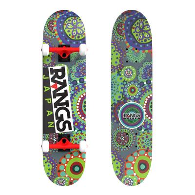 RANGS R1 x 28 Полный комплект с PU колесами Скейтборд, Красный, 7,25 дюйма,