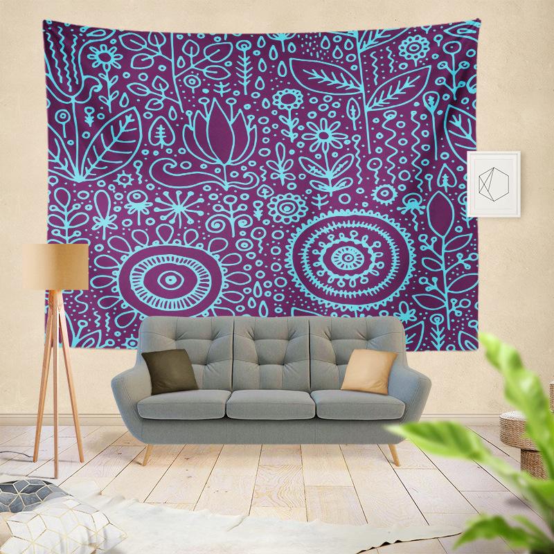 Mandala Tapestry Bedroom Decoration Painting Room Background Wall Cloth Bedhead Hanging Cloth