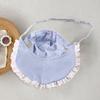 Солнечная шляпа для собаки с отверстиями для ушей Летняя кружевная шляпа с широкими полями для питомца Регулируемая шляпа принцессы для питомца для маленьких, средних и крупных собак, кошек