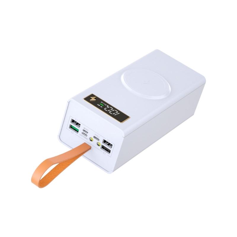 Кейс для хранения 24 аккумуляторов 18650, Power Bank с быстрой зарядкой PD, поддержка беспроводной зарядки / функций быстрой зарядки