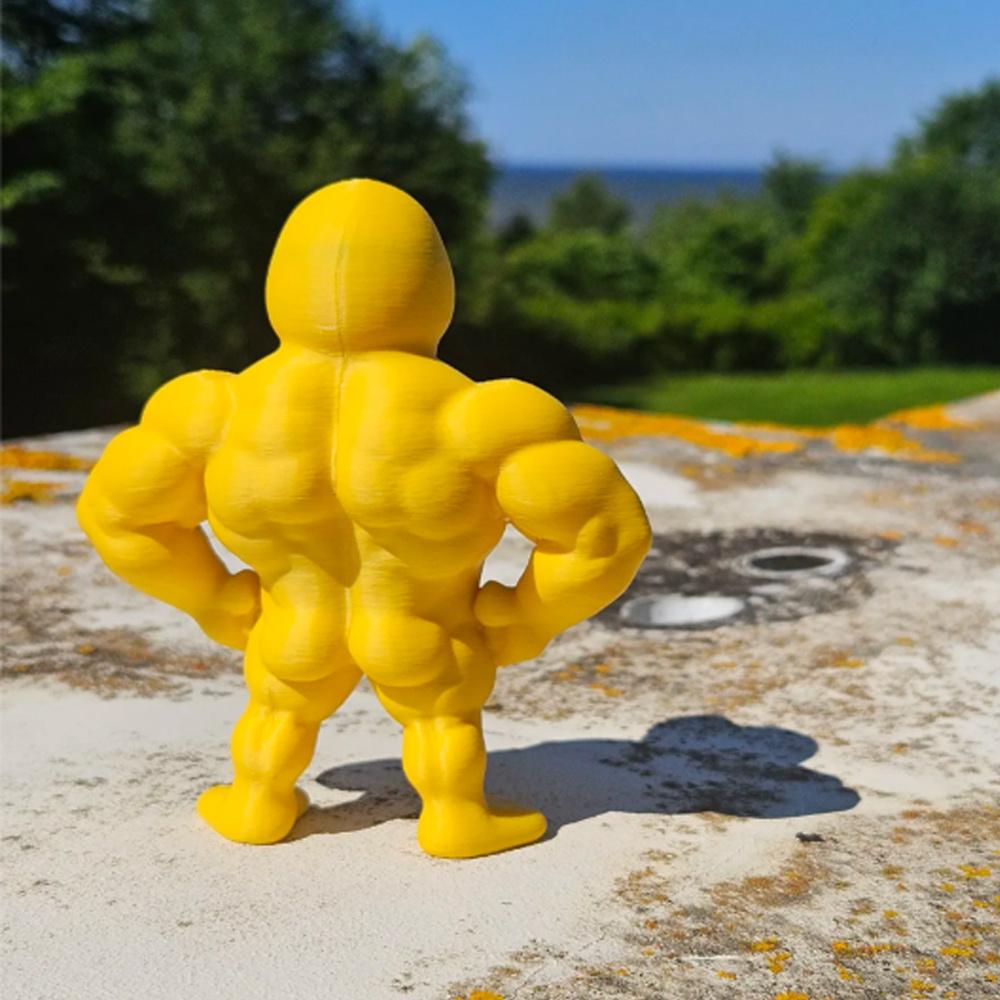 Статуэтка Мышцы Утки - 3D Настольный Декор, Милая Книжная Полка Причудливая Фигурка, Многофункциональное Украшение для Дома/Улицы, Домашний Аксессуар