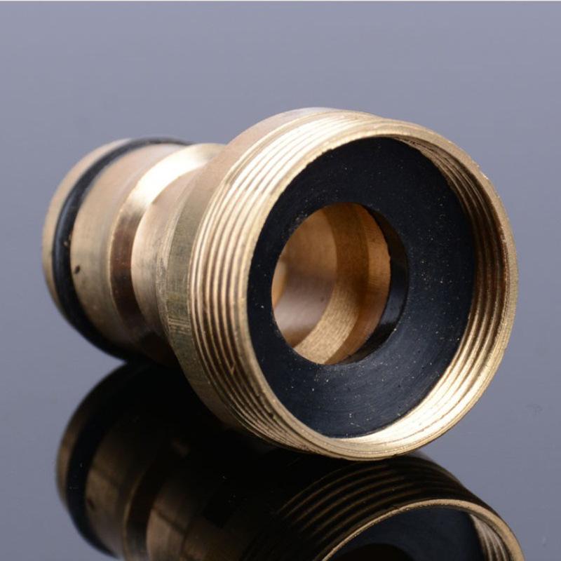 Адаптер для смесителя для раковины из меди с быстрым соединением, резьба 22x23 мм, аксессуар для перехода на трубу с мягкой водой