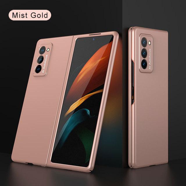 Ультратонкий матовый жесткий чехол для Samsung Galaxy Z Fold 2, антидетонационный противоударный защитный чехол для Samsung Galaxy Z Fold 2