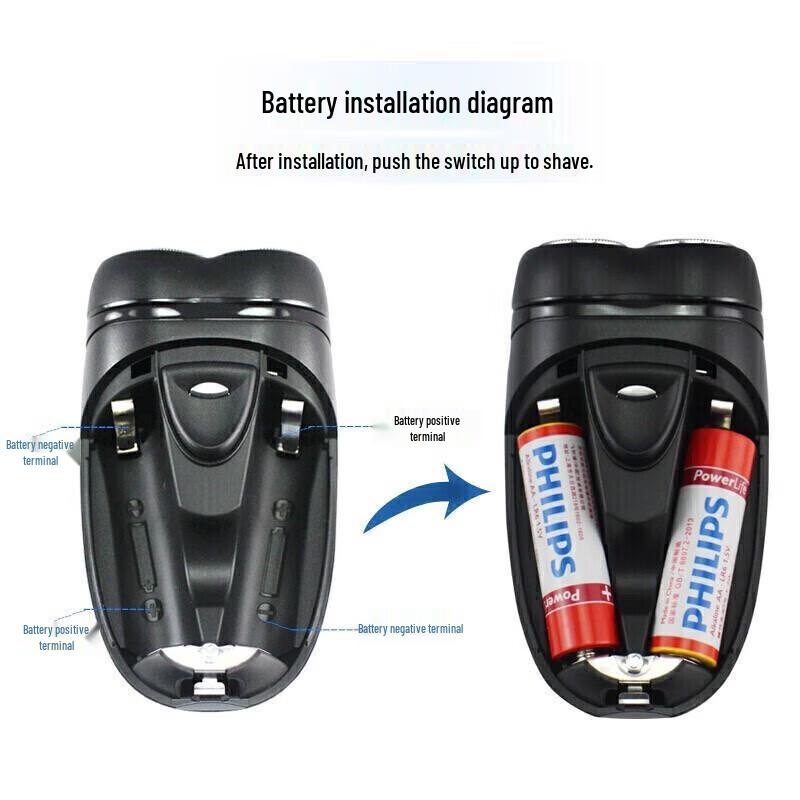 Philips PQ206 Мужская портативная электрическая бритва вилка CN (адаптер в комплекте)