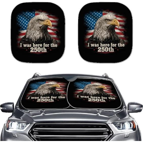 2-Piece Cactus Windshield Sunshade Floral Foldable Car Front Window Sun Shades for Most Sedans SUVs Trucks Tesla Blocks UV Rays and Keeps Your