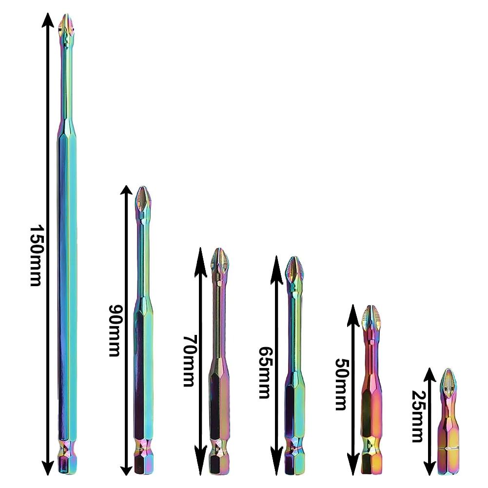 25-150 мм 6,3 мм Шестигранная укороченная отвертка Сильная магнитная насадка Промышленный класс Легированная сталь Набор отверток Ручные дрели