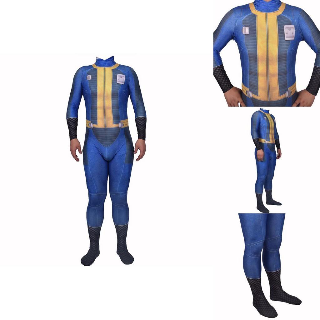 Дышащий и Высокоэластичный Костюм Выжившего из Fallout 4 Fo Nate Vault 111