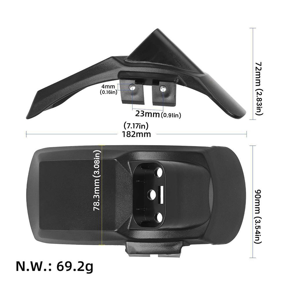 Scooter Fenders Mudguard Dustproof Scooter Mudguard Splash Proof Electric Scooter Mud Guard for Kukirin G2 Pro Accessories
