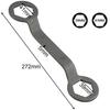 Clutch Removal Wrench, 39mm-41mm, Double-Head Disassembly Tool for Pulley Hex Nuts, Compatible with GY6 125cc Motorcycles, Disassembly and Repair Tool