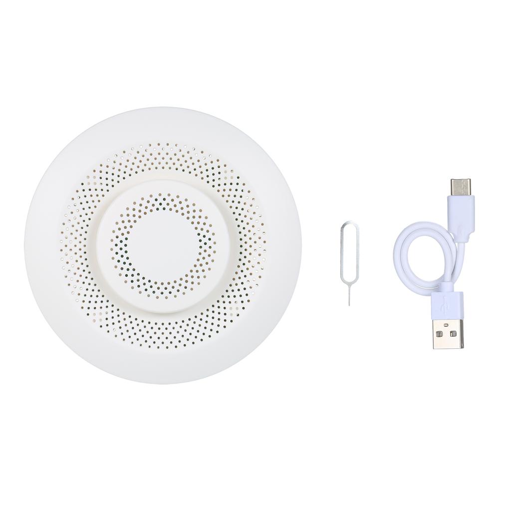 Smart Air Quality Monitor Indoor Air Quality Meter Tester with App Alarm and Data Logger for Testing VOC Carbon Dioxide