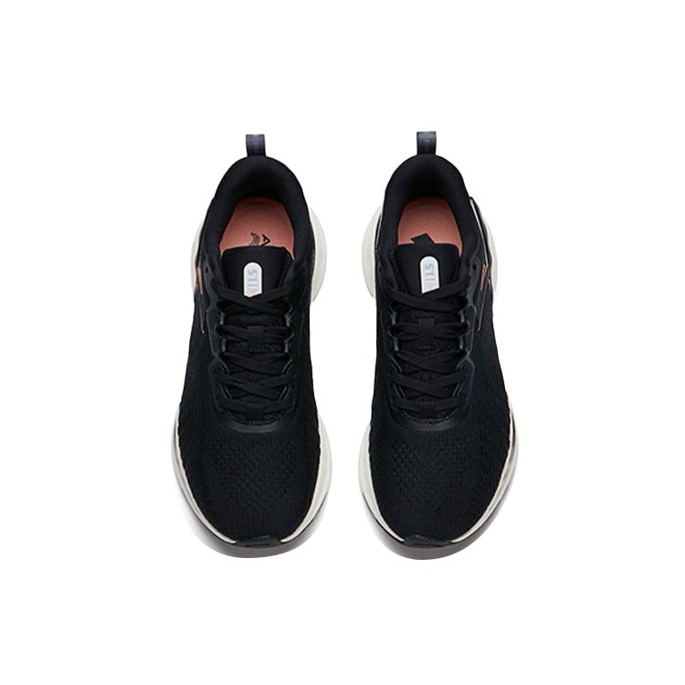 Anta 1.5 Big Data Sports Shock Absorption Durable Low Top Running Shoes Women Sneaker Black 122135586-1