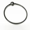 925 Silver Black Star Charm Bracelet Handmade Jewelry Gift for Women Heart Beads Pendant Fit