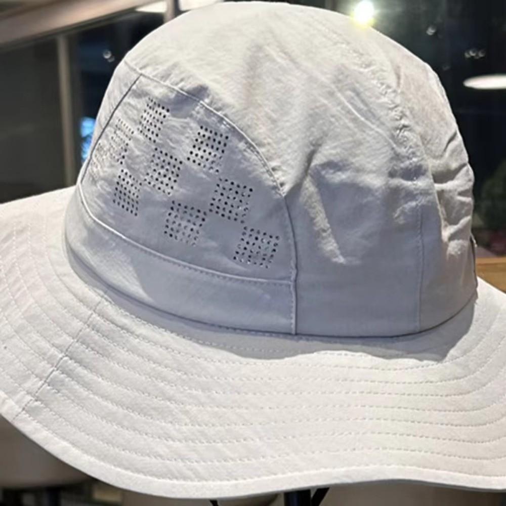 Breathable Fisherman Hat Solid Color Sun Protection Hat Windproof Hiking Cap Outdoor Hiking