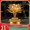 2025 Lotus Bodhisattva Buddha Offering LED Lamp: Colorful, Everlasting Household Decor