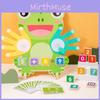Деревянная развивающая игрушка для детей Лягушка Число Математическая головоломка для раннего обучения
