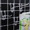 4-дюймовые белые настенные органайзеры Металлические крючки для сетчатой панели Сетчатые настенные аксессуары