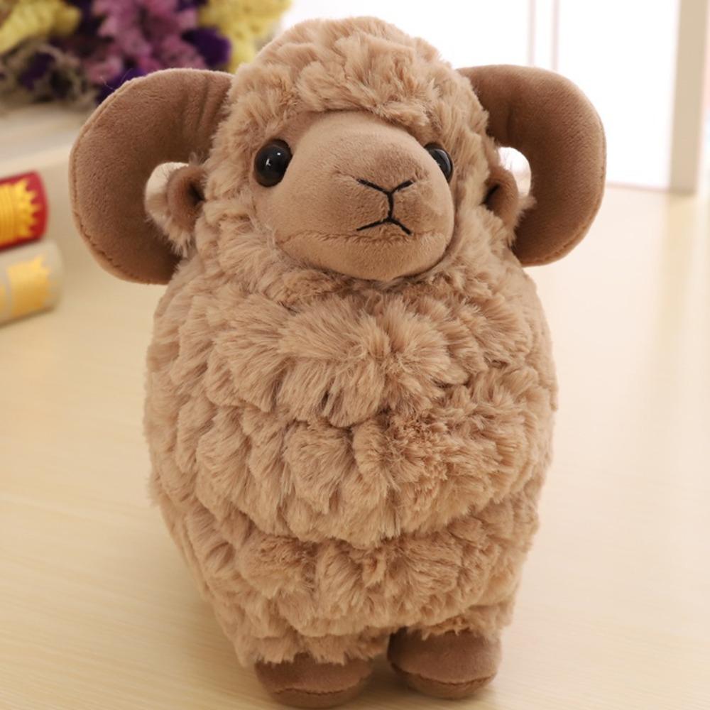 25/35cm Baby Goat Plush Doll PP Cotton Baby Goat Keychain Sheep Plush Toys  Valentine's Day Gifts