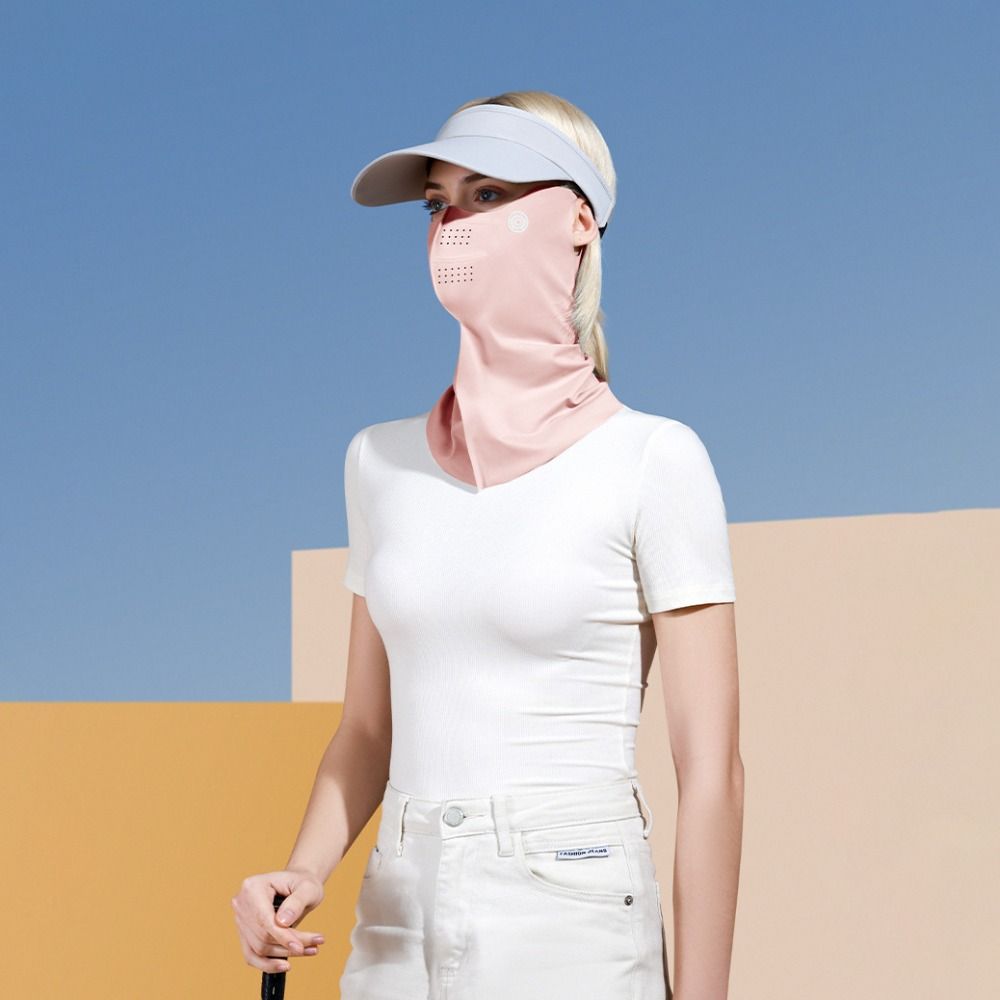 Ice Silk Sunscreen Face Mask Thin Half Face Cover New Face Cover Mask Cycling Bike Motorcycle