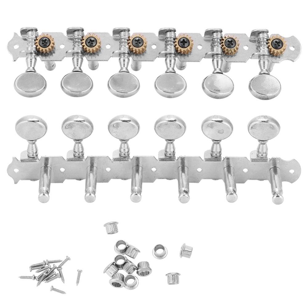6L6R Configuration Guitar Tuning Pegs Smooth Tuning Machine Heads  For Guitar Repair