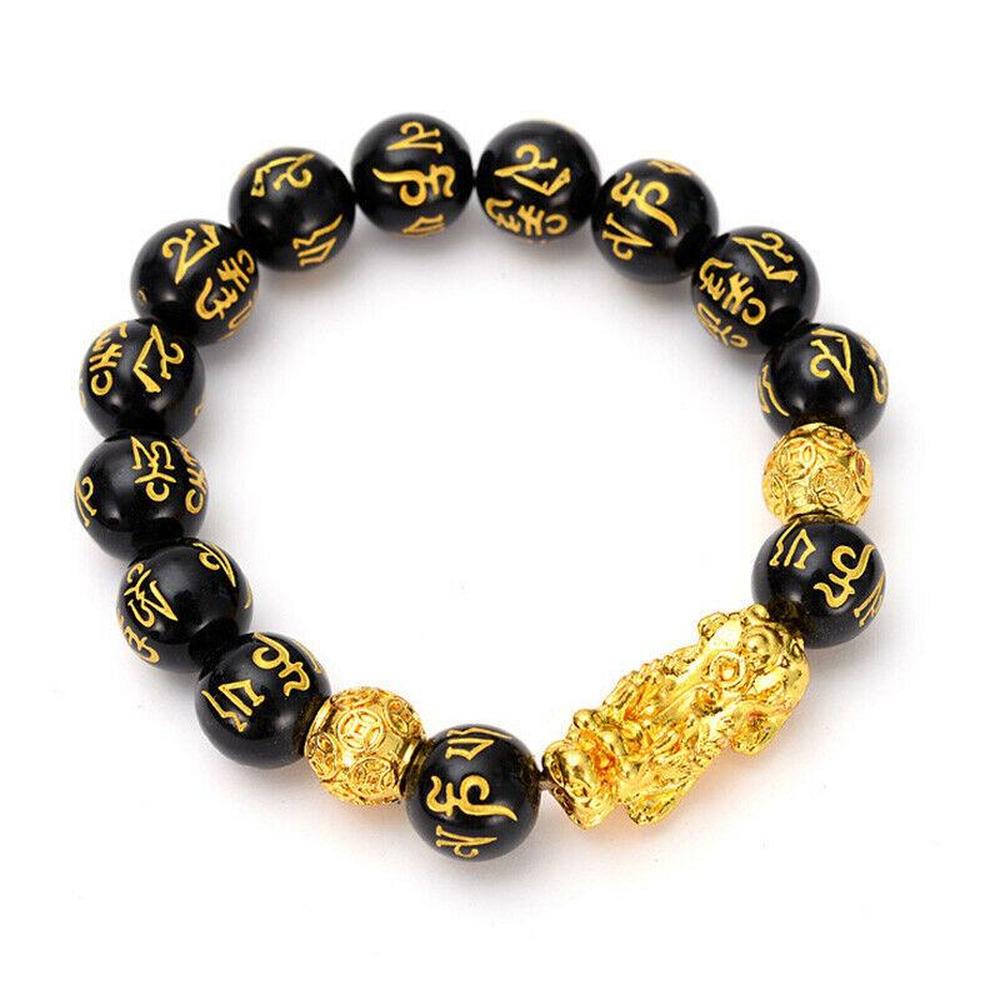 Black Obsidian Pi Xiu Wealth Bracelet