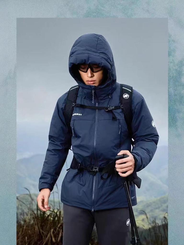 MAMMUT Clion Red Softshell Унисекс Ветрозащитная Водонепроницаемая Пуховая Куртка