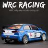 1/32 Mitsubishis Lancer Evolution Alloy Racing Car Model Diecast Metal Toy Vehicle Car Model Simulation Collection Children Gift