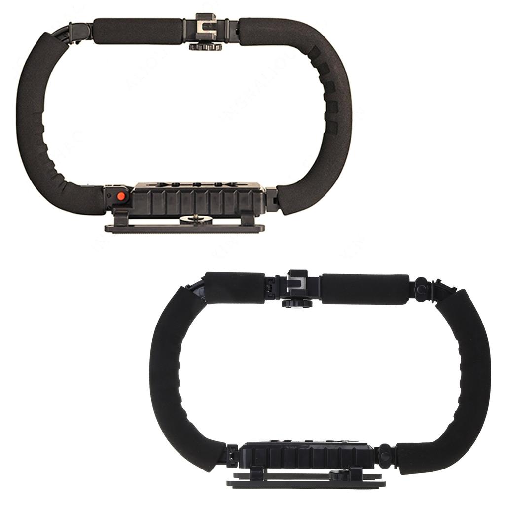 ABS Стабилизатор рукоятки камеры Расширительная клетка Крепление для приключенческой съемки Ручной кронштейн для камеры для идеально плавной съемки