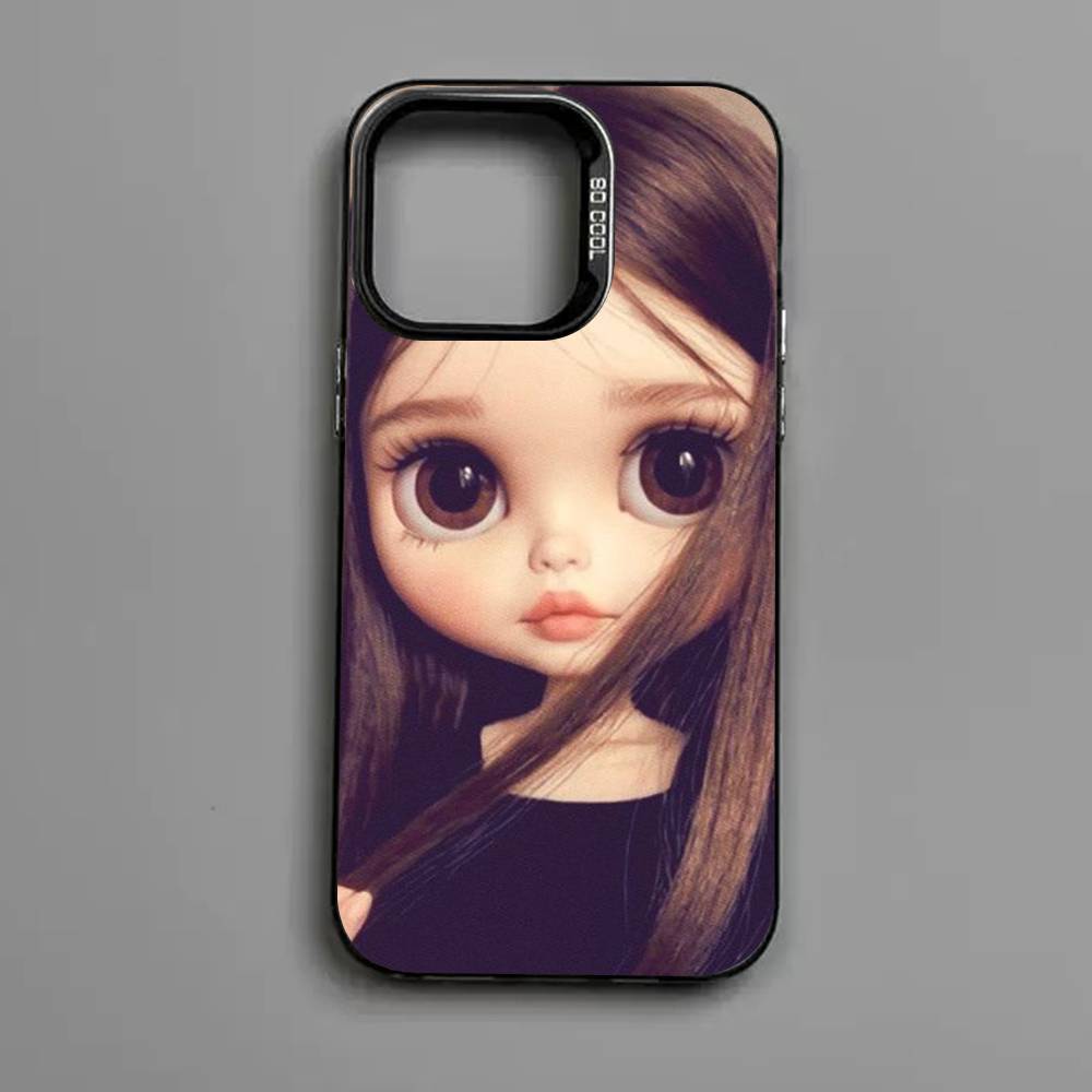Темный милый кукольный чехол для телефона IPhone 17 16 15 14 13 Pro 12 11 Pro Max PLUS Цветная задняя крышка