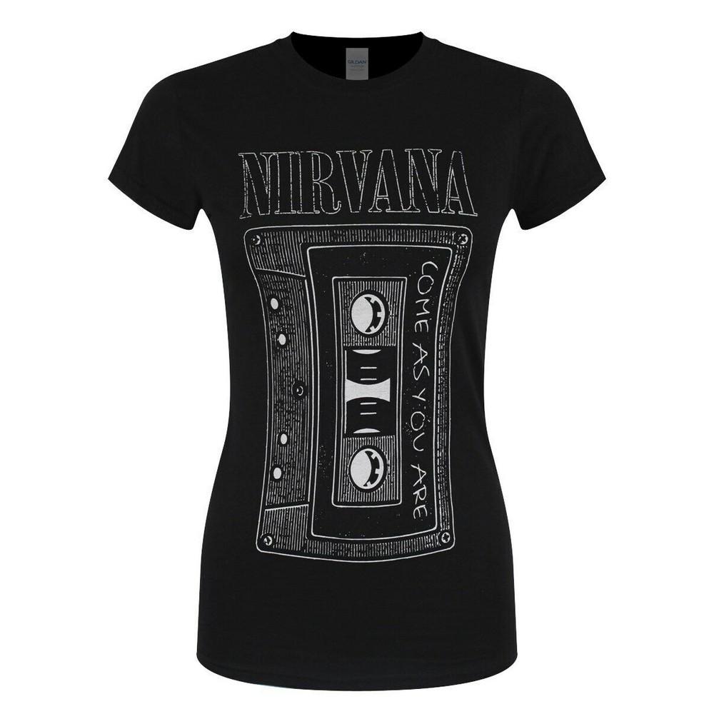 Nirvana Womens/Ladies Come As You Are Tape Cotton T-Shirt