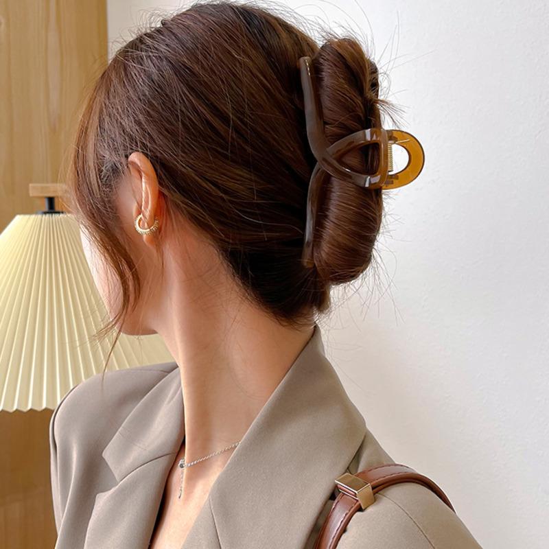 Винтажные простые заколки для волос с перекрестием для женщин и девочек, модные однотонные заколки для волос в виде краба, заколки для волос, 2022, модные аксессуары для волос, головные уборы