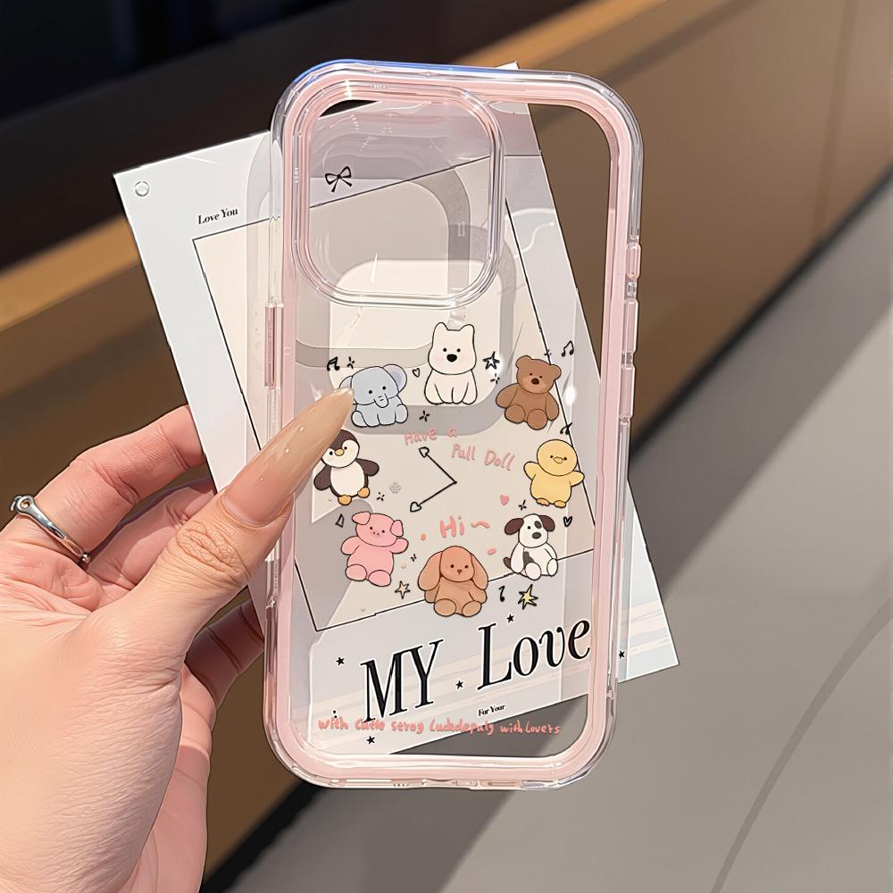 Painted Phone Case for iPhone 17 11 12 13 14 15 16 iPhone 17 12 13 14 15 16 Pro 17 12 13 14 15 16 Pro Max High Quality Painted Animal Cute Phone Case