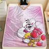 Diddl the Jumping Mouse3 Flannel Blanket, High quality Comfortable for All Seasons, Home Decor, Warmth and Comfort