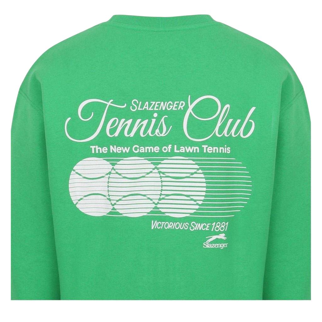 Slazenger Mens Graphic Print Regular Tennis Sweatshirt