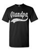 Grandpa Classic Baseball T-shirt Dad Papa Fathers Day Sports Gift Top Tee Shirts