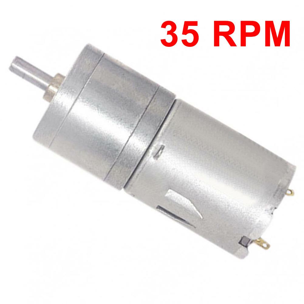 JGA25-370 12V Мотор-редуктор Двигатель постоянного тока Электрический мотор-редуктор Высокий крутящий момент Металлическая шестерня Редуктор постоянного тока Бытовая техника 22 об/мин 26 об/мин