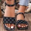 Летние женские сандалии на плоской подошве, мягкая повседневная нескользящая обувь, женские уличные модные пляжные сандалии