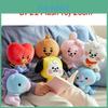 BTS BT21 Kpop сидящая кукла 20 см детская плюшевая игрушка Тата Куки Чимми Койя Манг Шуки