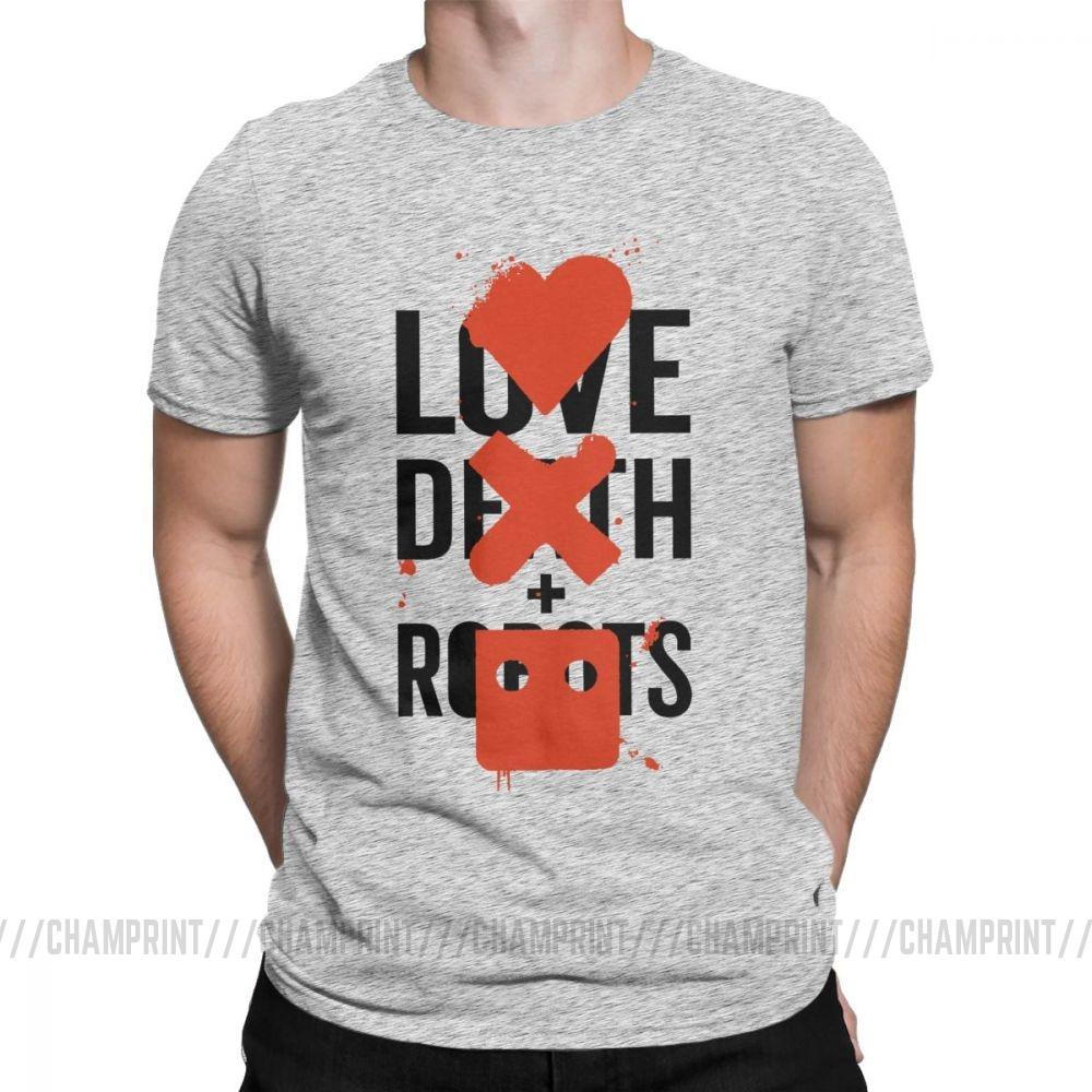 Крутая футболка Love Death And Robots Футболка Большого Фаната Хэви-метал Научная фантастика