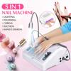 1PC 5in1 Nail Machine Polisher Vacuum Cleaner Multi-purpose Phototherapy Machine 60W UV LED Nail Lamp Professional Nail Tool