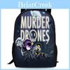 Аниме рюкзак Murder Drones, ткань Оксфорд, вместительная школьная сумка для студентов, подростков, все необходимое для колледжа