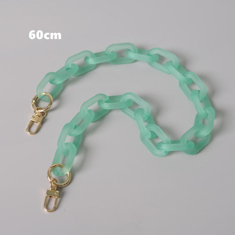 Новая модная женская сумка, аксессуар, съемные детали, сменная цепочка, милый матовый ремешок, женская акриловая цепочка на плечо с ручкой