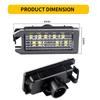2 шт. 68228931AA Светодиодный фонарь подсветки номерного знака 12 В для Jeep Grand Cherokee Compass Patriot Dodge Viper 14-17 Fiat500 Аксессуары