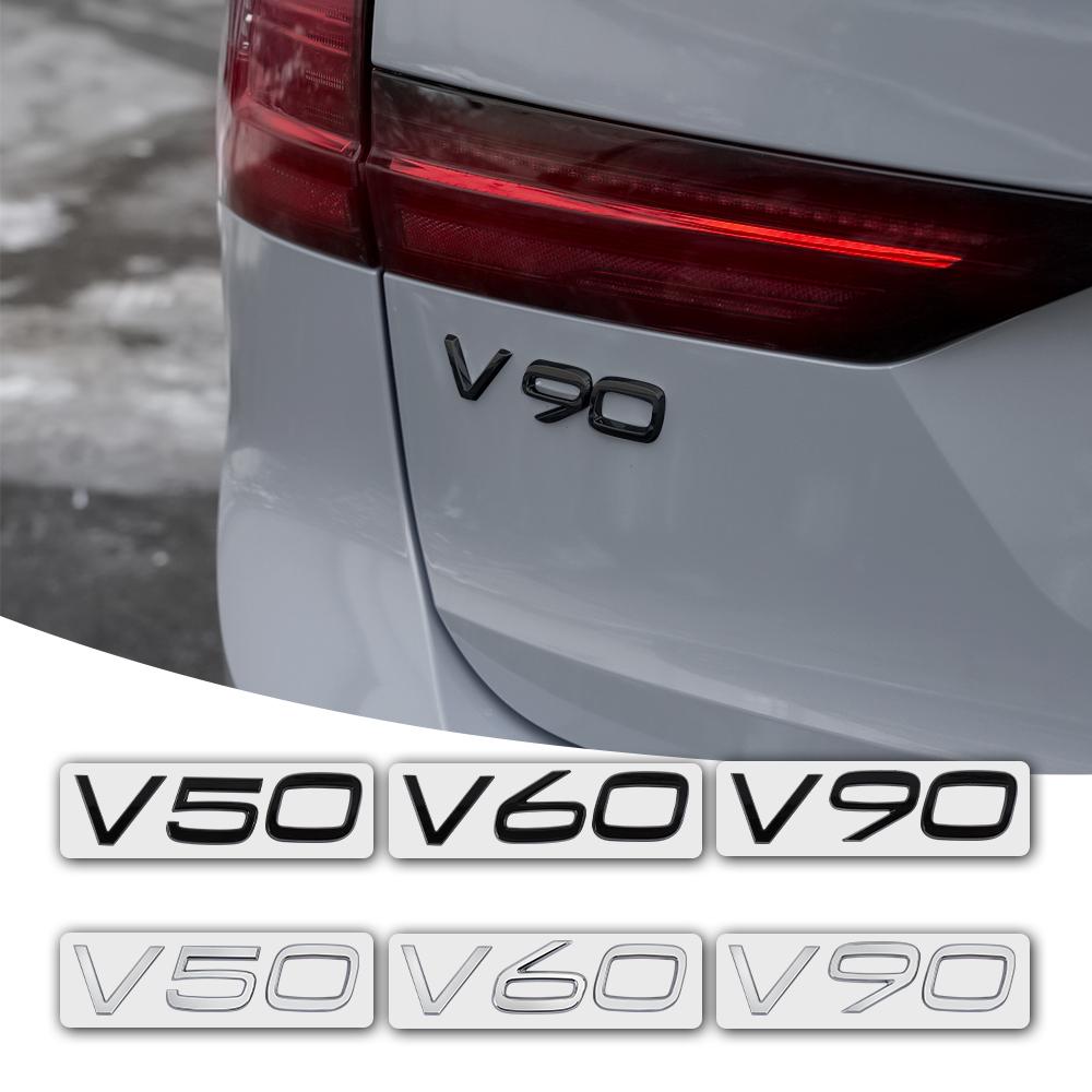 3D ABS Наклейка-эмблема с буквами на багажник автомобиля Для Volvo V50 V60 V90 Автомобильные Декоративные Аксессуары