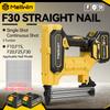 Cordless Electric Nail Gun 2 Mode Wireless Stapler Woodworking Framing Staple Gun Tools F30 For Makita 18V Battery Pin