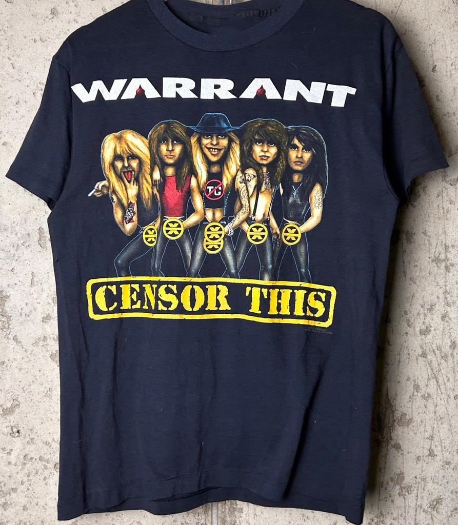 Warrant Censor This Band Tour Shirt Black Unisex S-5XL E1869